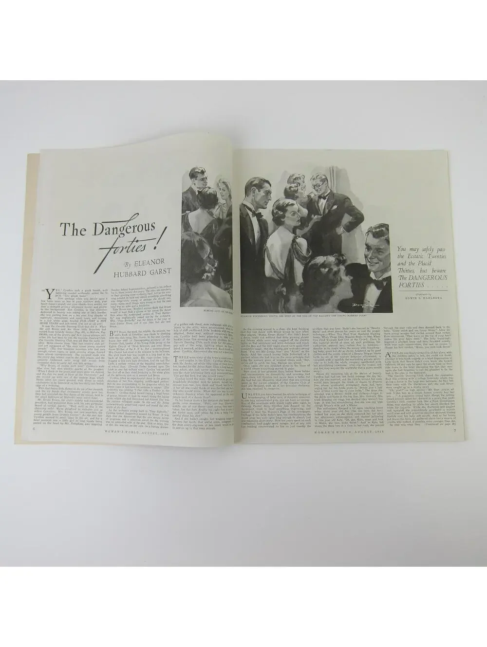 Woman’s World Magazine August 1936 Lowell Thomas 90 Pounds of Courage Vintage